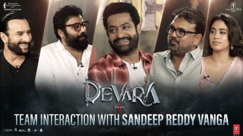 Devara Team Interaction With Sandeep Reddy Vanga | NTR, Saif Ali Khan, Janhvi, Koratala Siva |Sept27