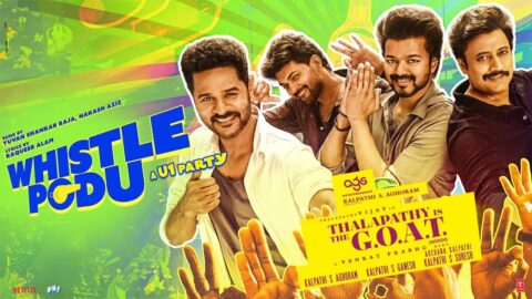 Whistle Podu (Lyrical) Hindi | Thalapathy Is The GOAT | Thalapathy Vijay | VP | U1 | AGS |T-Series